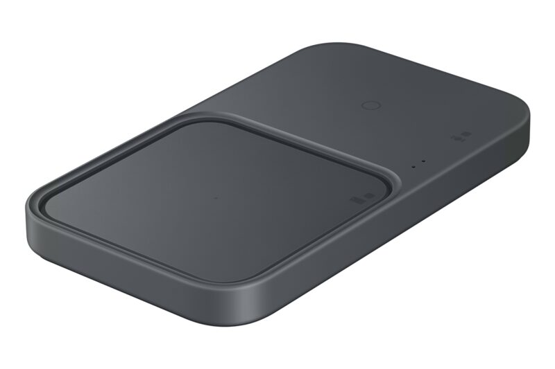 EP-P5400_003_L-Perspective_Dark-Gray-e1649147997655 Samsung EP-P5400BB Black Wireless Charger Duo (without TA) - Image 1