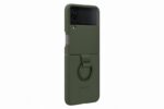 Samsung EF-PF721TG Khaki Silicone Cover with Ring  / Z Flip4