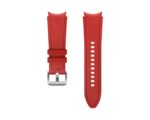 Samsung ET-SHR89LR Red Hibrid bőrszíj (46mm / 20mm M/L) / Watch4 Classic / Watch5