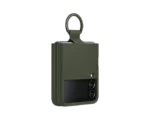 Samsung EF-PF721TG Khaki Silicone Cover with Ring  / Z Flip4 - Image 2