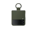 Samsung EF-PF721TG Khaki Silicone Cover with Ring  / Z Flip4 - Image 4