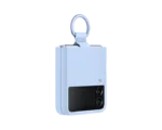 Samsung EF-PF721TL Arctic Blue Silicone Cover with Ring  / Z Flip4 - Image 2