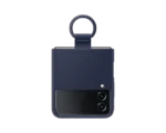 Samsung EF-PF721TN Navy Silicone Cover with Ring  / Z Flip4 - Image 4