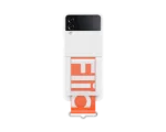 Samsung EF-GF721TW White Silicone Cover with Strap  / Z Flip4