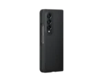 Samsung EF-VF936LB Black Leather Cover / Z Fold4 - Image 4
