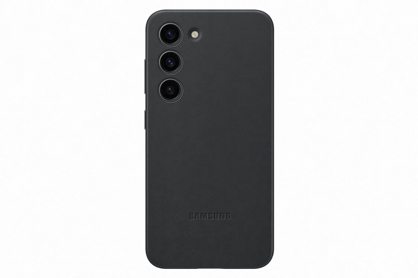 ef-vs911_001_front_black_221227 Samsung EF-VS911LB Black Bőrtok / S23 - Image 1