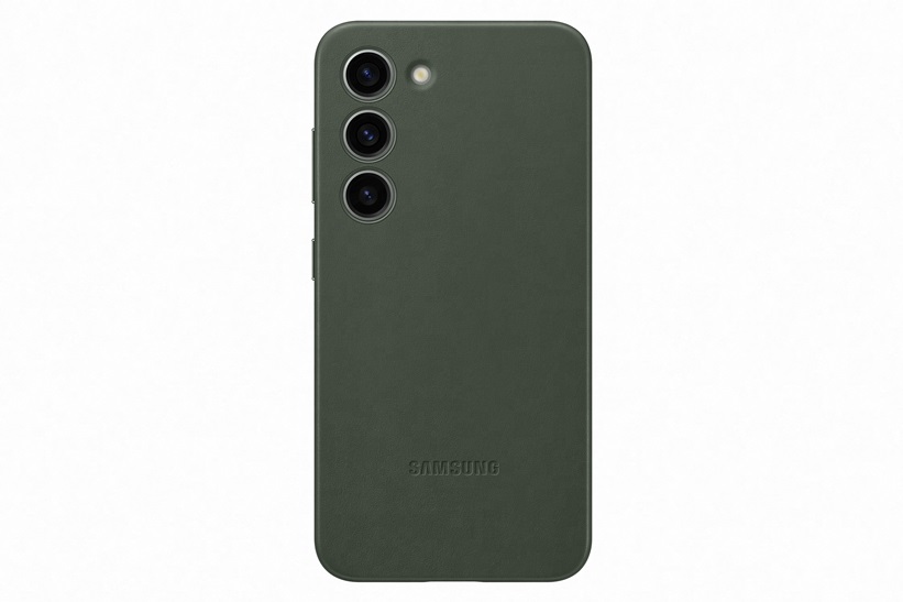 ef-vs911_001_front_green_221227 Samsung EF-VS911LGE Green Bőrtok / S23 - Image 1