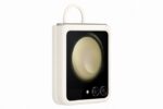 Samsung EF-PF731TUEGWW Cream Silicone Case with Ring / Flip5 - Image 3