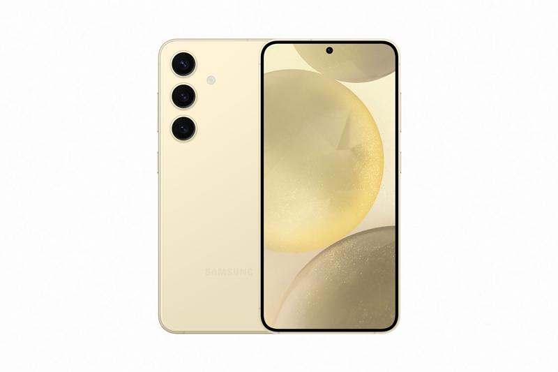 sm-s921_galaxys24_front_amberyellow_231110 Samsung SM-S921/DS Amber Yellow / S24 DualSIM/ 128GB - Image 1