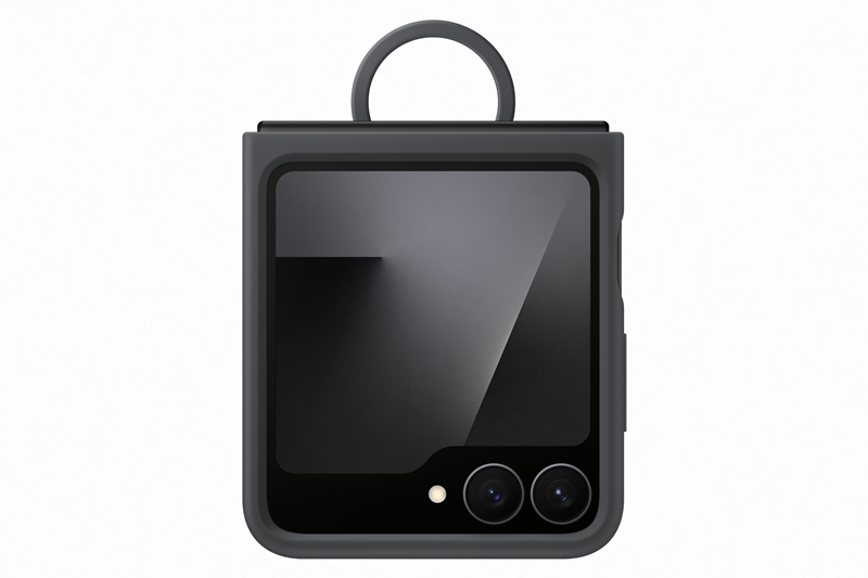 ef-pf741_001_front_black_250526 Samsung EF-PF741TBEGWW Black Silicone Case / Flip6 - Image 1